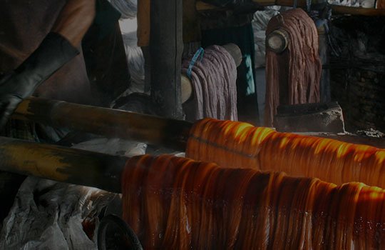 ATM textile dyes and chemical processing